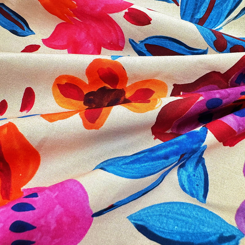 Dura et amoena Cottonus Reactive Typographia Fabric